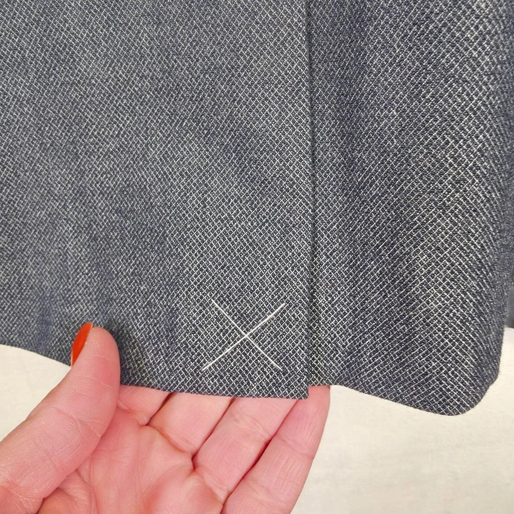 LOFT Blazer Womens 6 Gray Work‎ Office Chic Minimalist Modern Preppy Structured